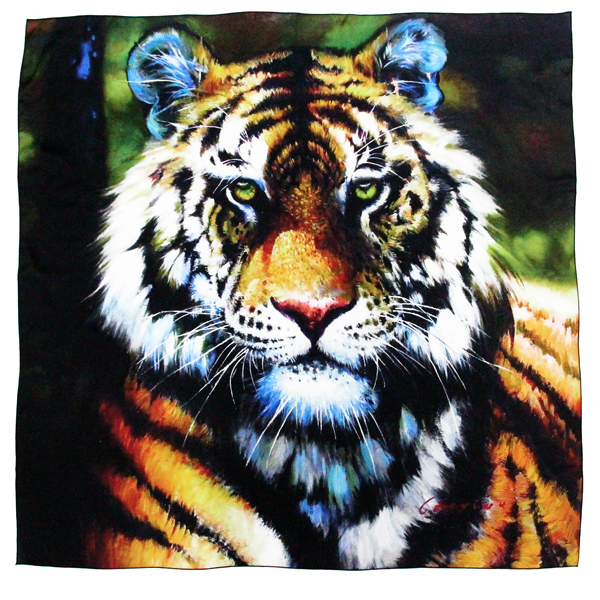Art Piece On Silk