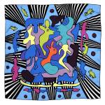 Art Piece On Silk